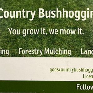 God's Country Bushhogging LLC